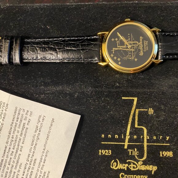 Disney 75th Anniversary 1923 - 1998 Watch- Employee Exclusive - Picture 1 of 8